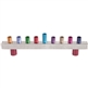 Multicolor Hammered Strip Menorah by Emanuel