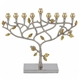 Hammered Pomegranate Menorah by Emanuel