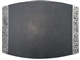 Porcelain Challah Board - Gray by Emanuel