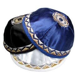 Star Satin Kippah