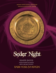 Seder Night Kinor David - Halacha MiMekorah - by Rav Yosef Tzvi Rimon
