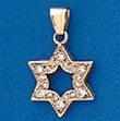 Star of David Pendant with Diamonds