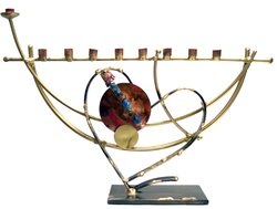 Yuri Koretsky Menorah with Glass