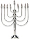 Silverplate Electric Menorah