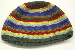 Bucharian Style Knit Kippot