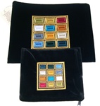 Tallit and Tefillin Matching Bag Set - Breast Plate Design