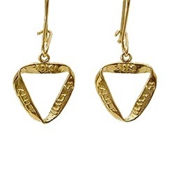 14K Solid Gold Ani Ledodi Mobius Earrings