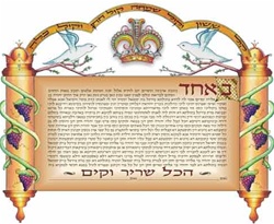 Sefer Torah Ketubah - Simcha Back