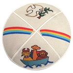 Noah's Ark Suede Kippah