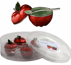 Mini-Apple Honey dishes by Quest (set of four)