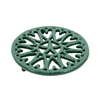 Minuteman 7â€³ Sunburst Cast Iron  Trivet C-33GR