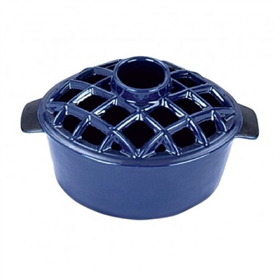 Minuteman Lattice Top Steamer Blue Enamel T-50-BL