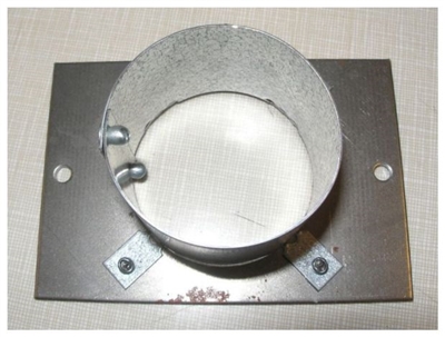 Quadrafire Pellet Stove Outside Air Collar Assembly 7001-045