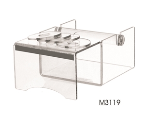 Acrylic Label Tape Dispenser