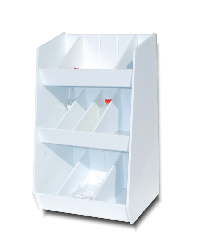 Adjustable Storage with Ten Bins