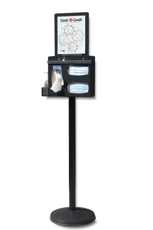 Locking Respiratory Hygiene Stand