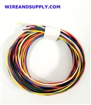 AUTOMOTIVE WIRE TXL 22 AWG WITH STRIPE (LOT C) 8 COLORS 5 FT EACH