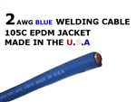 2 AWG BLUE WELDING CABLE