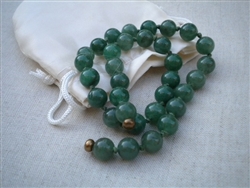 Emerald Matrix Beads