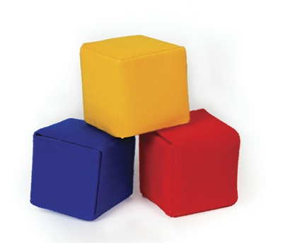 Cube - Learning Fun, 4", Blue