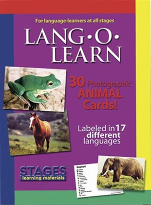 Lang-O-Learn Real Photo Flash Cards - Animals