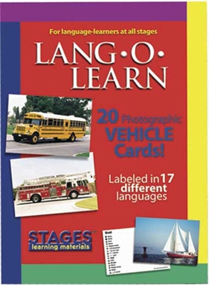 Lang-O-Learn Real Photo Flash Cards - Vehicles