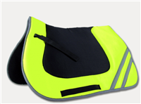 Waldhausen Hi Viz saddle pad for better safety for horse and rider