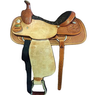 Double C Western Roping Saddle by DP Saddlery