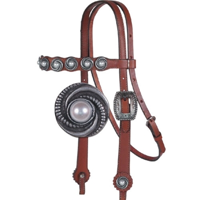 Alamo Scalloped Western Headstalls