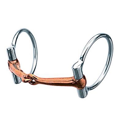 Weaver Leather D Ring Copper Snaffle Bits