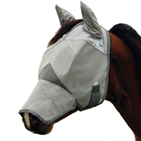 Cashel Crusader Fly Masks - Long Nose with Ears - Yearling size