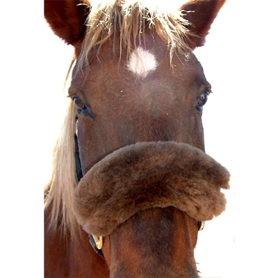 JMS Noseband Sheepskin Covers