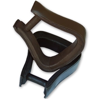 Barefoot Western Leather Covered Stirrups
