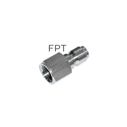 MTM Hydro - PLATED STEEL QC PLUG 1/4FPT