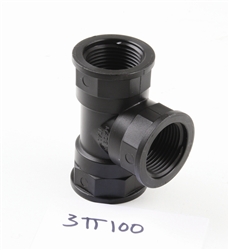 Hypro Pumps - 3TT100 PLASTIC FITTINGS TEE FNPT