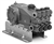 CAT Pumps - 7CP6111G1 - Plunger Pump with Helical Gearbox, 1" Shaft, 10/2000, 1670/3400 RPM, Includes: 7CP6111, 8081