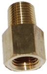 BAPL-1722 BRASS ADAPTER 1/4 FPT X 1/4 MPT