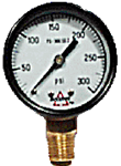 BAPL-2423 FUEL PRESSURE GAUGE 0-300 PSI, 2" FACE