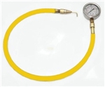 Pitot Tube attached to 30" Flex Hose with 160PSI pressure gauge