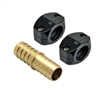 5/8" Hose Diameter Brass Coupling Mender