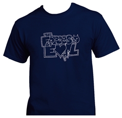 FoE outlined logo tee - navy