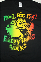 Size LG only - Reggae Fish tee