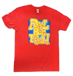 Logo sunburst red heather tee