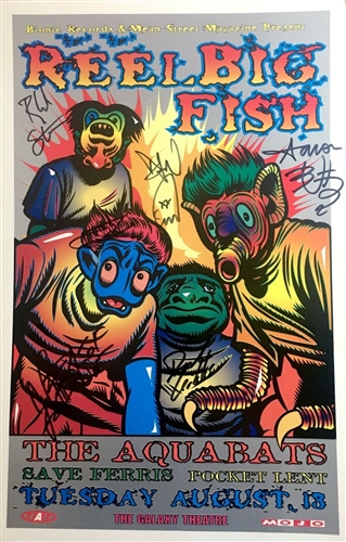 Signed Vintage Monsters poster