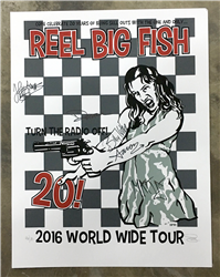 Autographed TTRO 2016 Tour Poster