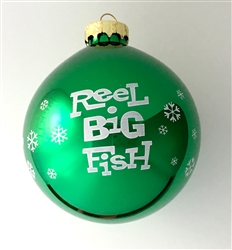 Happy Skalidays tree ornament - green