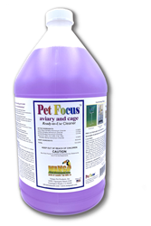 Pet Focus Aviary and Cage Cleaner - Ready-to-Use Gallon