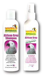 African Grey Shampoo & Bath Spray Set - 8 oz each