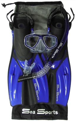 adult combo snorkel set