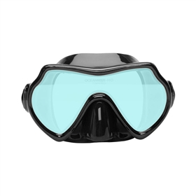 Oceanways Superview-SL TrueColor w/Anti-Fog Scuba Dive Mask (OM8A836BS)
